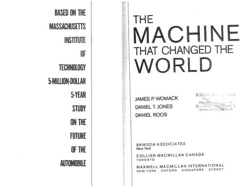 Cover image for The machine that changed the world
