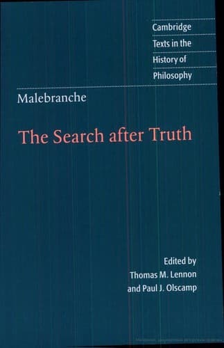 Cover image for The search after truth