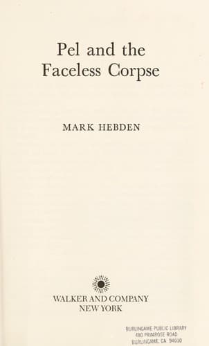 Cover image for Pel and the faceless corpse