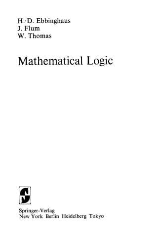 Cover image for Mathematical logic