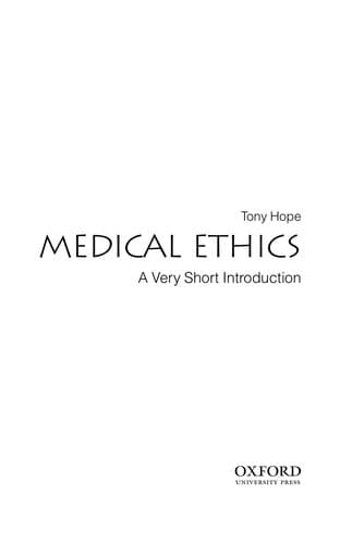 Cover image for Medical ethics