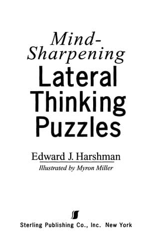 Cover image for Mind-sharpening lateral thinkingpuzzles