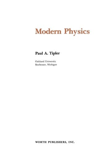 Cover image for Modern physics