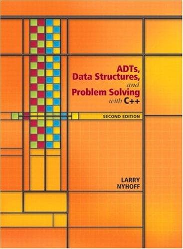 Cover image for ADTs, Data Structures, and Problem Solving with C++ (2nd Edition) (Alan R. Apt Books)
