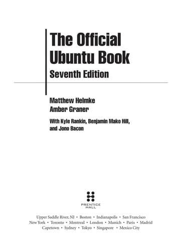 Cover image for The official Ubuntu book