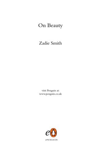Cover image for On beauty