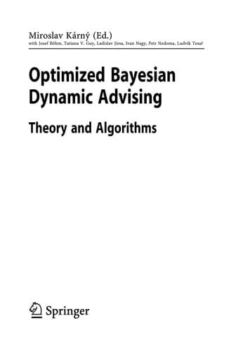 Cover image for Optimized Bayesian dynamic advising
