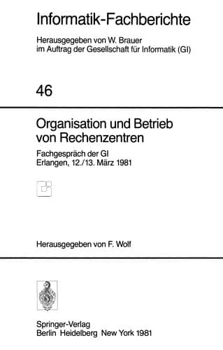 Organisation und Betrieb von Rechenzentren