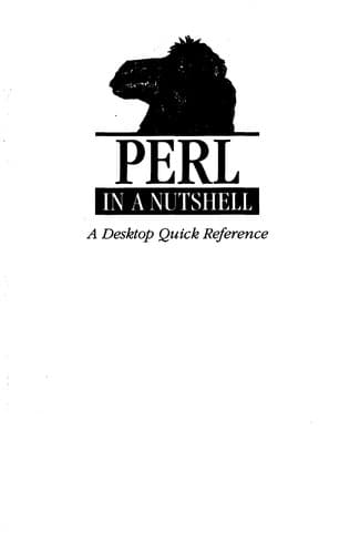 Cover image for Perl in a Nutshell