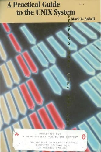 Cover image for A practical guide to the UNIX system