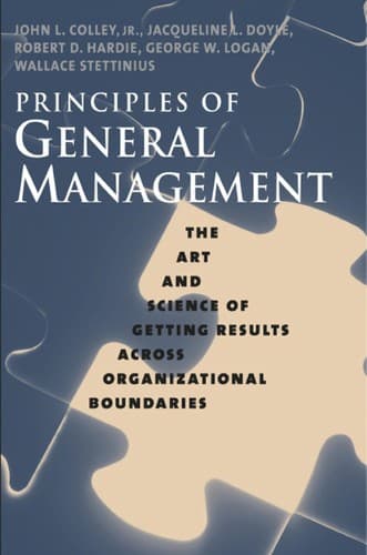 Principles of general management