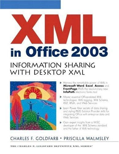Cover image for XML in Office 2003