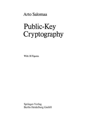 Cover image for Public-Key Cryptography