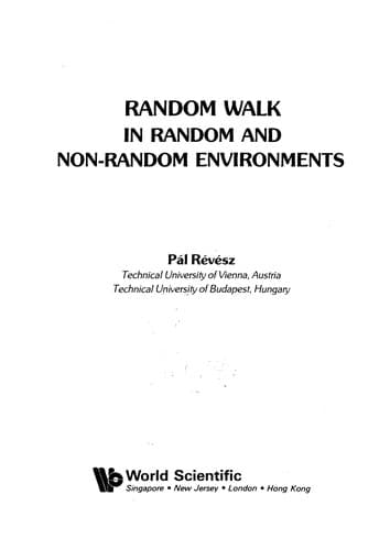 Cover image for Random walk in random and non-random environments