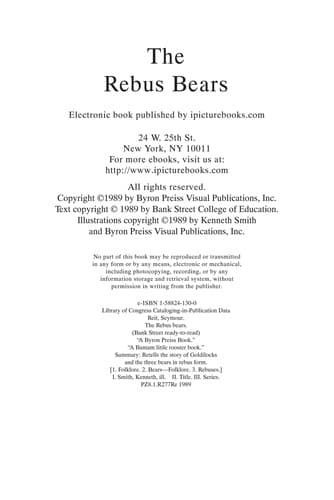 Cover image for The rebus bears