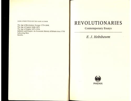 Cover image for Revolutionaries; contemporary essays