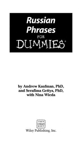 Cover image for Russian phrases for dummies