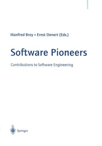 Cover image for Software Pioneers