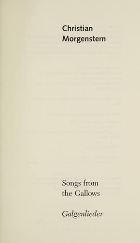 Cover image for Songs fromthe gallows =