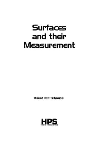 Cover image for Surfaces and their measurement