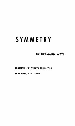 Cover image for Symmetry.