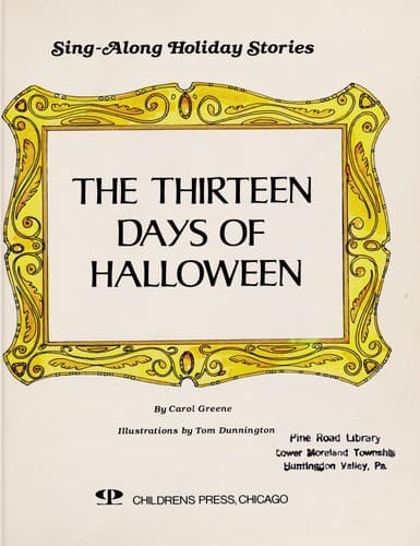 Cover image for The thirteen days of Halloween