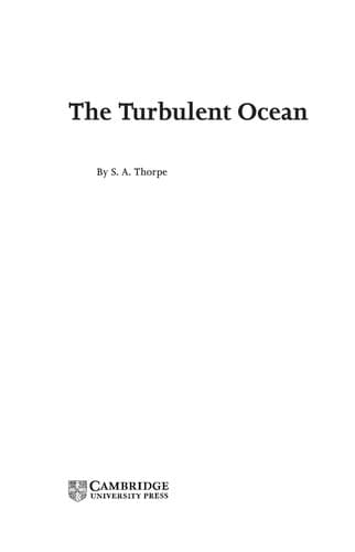 Cover image for The Turbulent Ocean