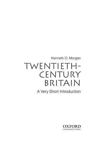 Cover image for Twentieth-century Britain