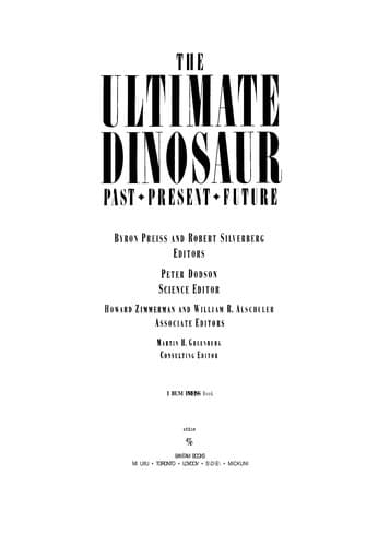 Cover image for The Ultimate dinosaur