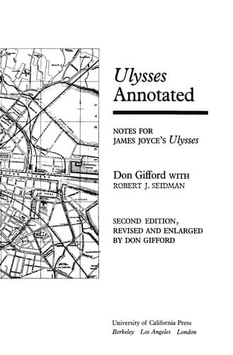 Cover image for Ulysses annotated