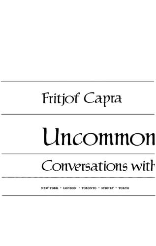 Cover image for Uncommon wisdom