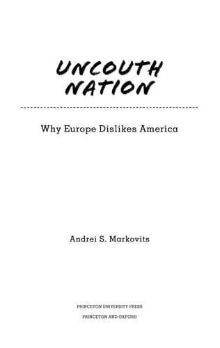 Cover image for Uncouth nation