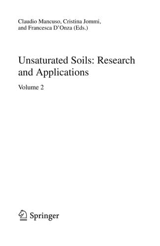 Unsaturated Soils: Research and Applications