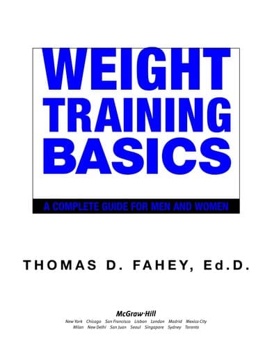 Cover image for Weight training basics