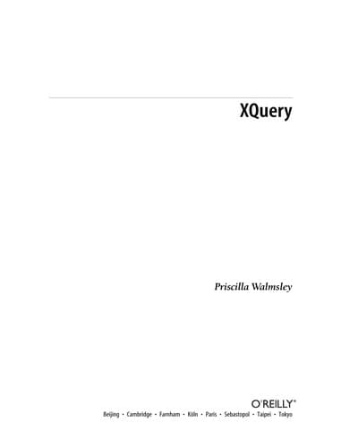 Cover image for XQuery