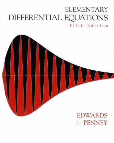 Cover image for Elementary Differential Equations (5th Edition) (Edwards, C. H. Elementary Differential Equations With Boundary Value Problems.)