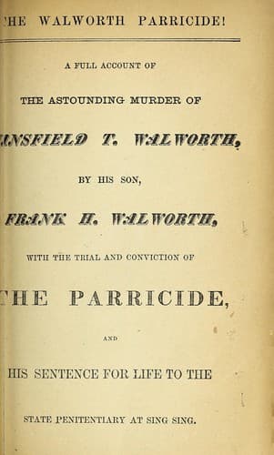 The Walworth parricide