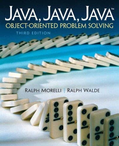 Cover image for Java, Java, Java, Object-Oriented Problem Solving (3rd Edition)