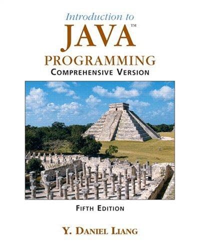 Cover image for Introduction to Java Programming, Comprehensive (5th Edition)