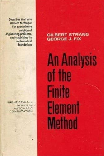 Cover image for An analysis of the finite element method
