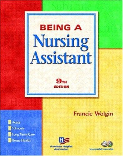 Cover image for Being a Nursing Assistant (9th Edition) (Being a Nursing Assistant)