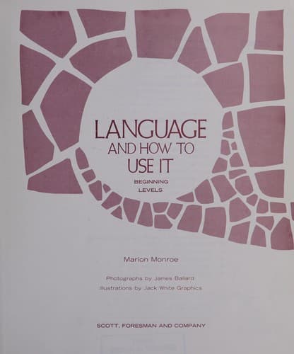 Cover image for Language and how to use it
