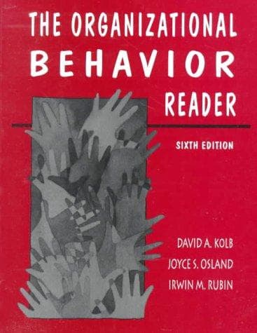 Cover image for Organizational Behavior Reader, The