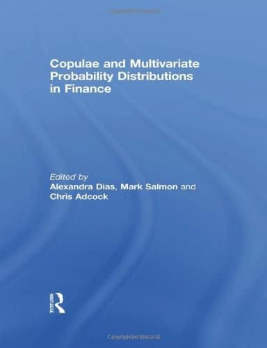 Cover image for Copulae And Multivariate Probability Distributions In Finance