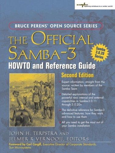 Cover image for Official Samba-3 HOWTO and Reference Guide, The (2nd Edition) (Bruce Perens' Open Source Series)