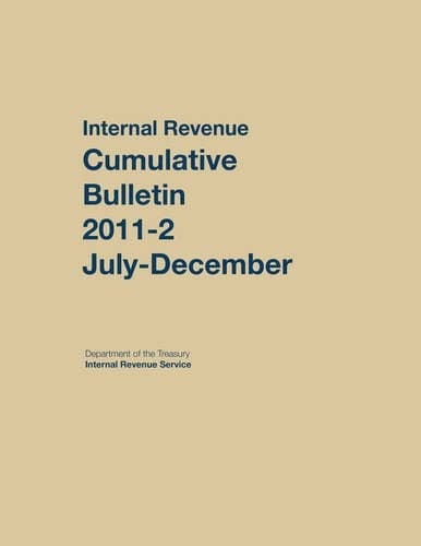 Cover image for Internal Revenue Service Cumulative Bulletin