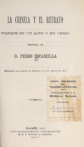 La chinela y el retrato