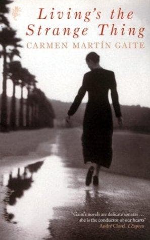 Cover image for Living's the strange thing