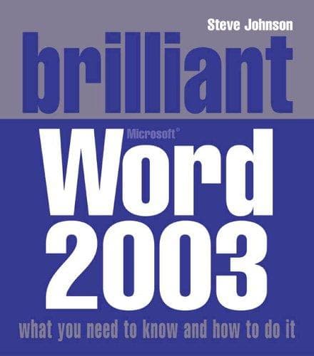 Cover image for Brilliant Word 2003