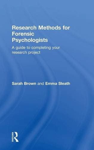 Cover image for Research Methods for Forensic Psychologists